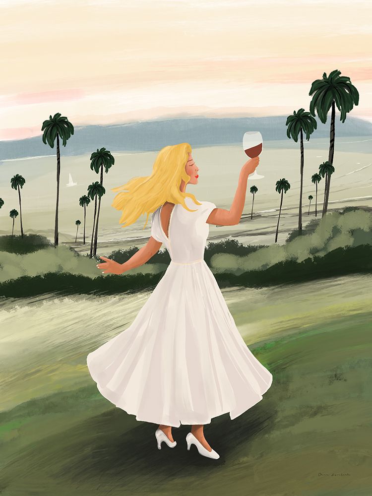 Palms and Wine art print by Omar Escalante for $57.95 CAD