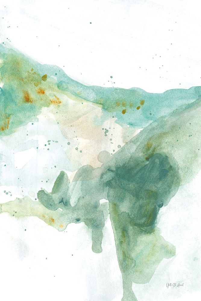 Aqua Wash I art print by Yvette St. Amant for $57.95 CAD