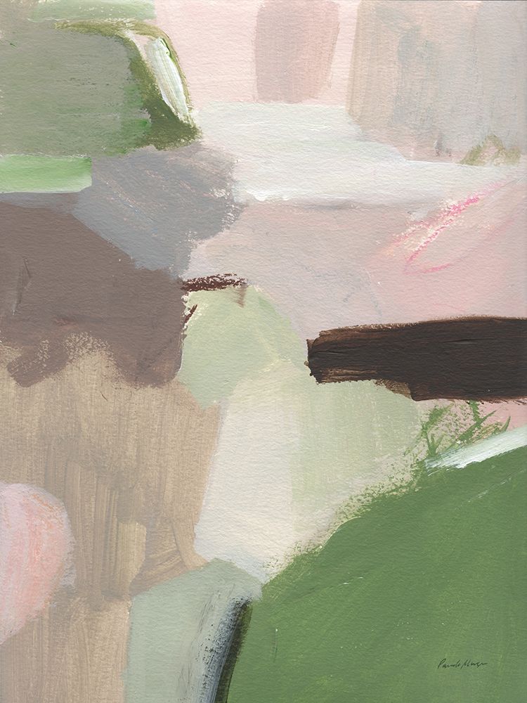Spring Green and Pink art print by Pamela Munger for $57.95 CAD