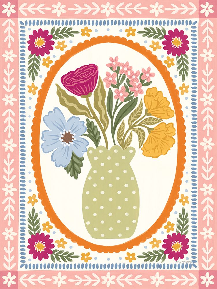 Cottage Blooms III art print by Laura Marshall for $57.95 CAD