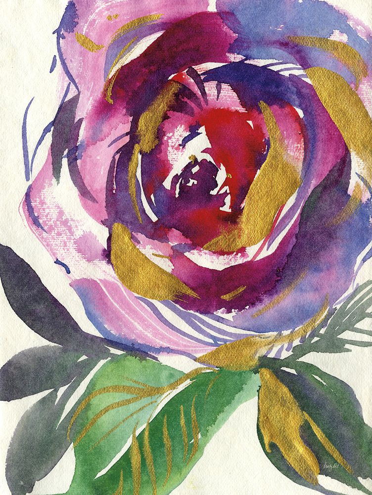 Purple Rose art print by Kristy Rice for $57.95 CAD