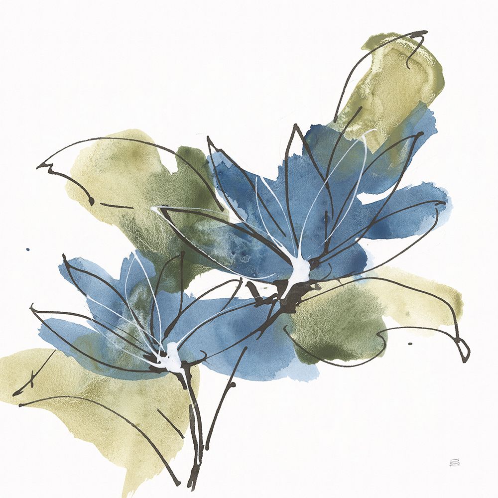Indigo Clematis I art print by Chris Paschke for $57.95 CAD