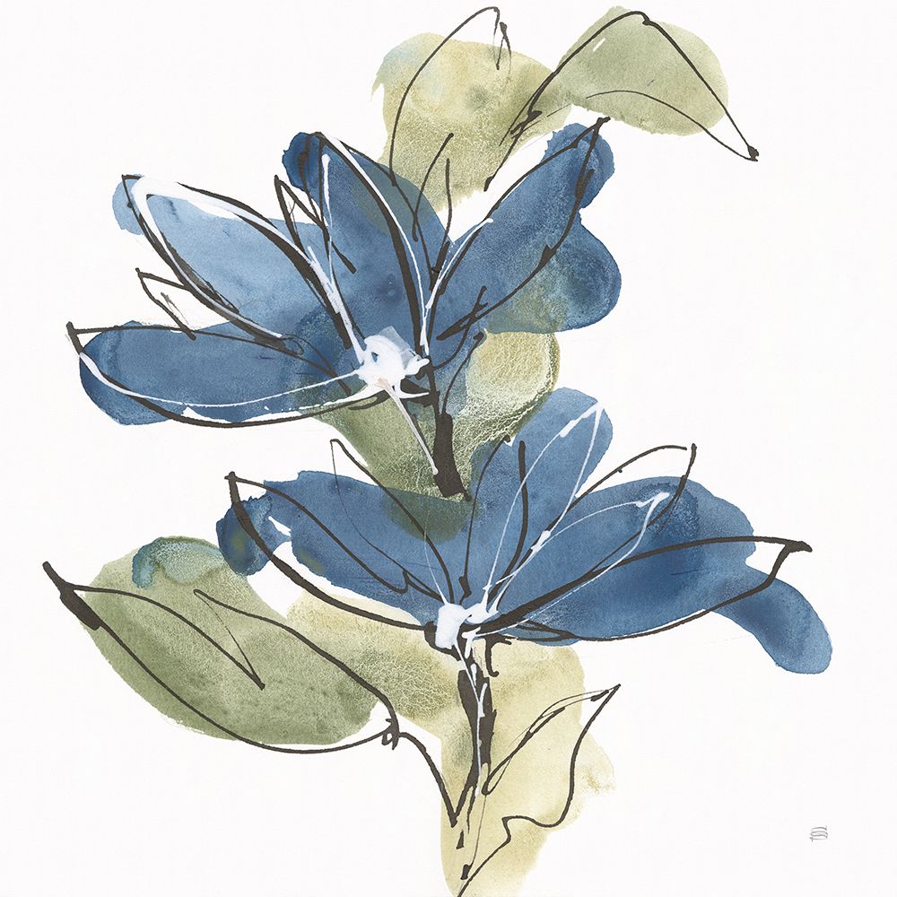 Indigo Clematis II art print by Chris Paschke for $57.95 CAD
