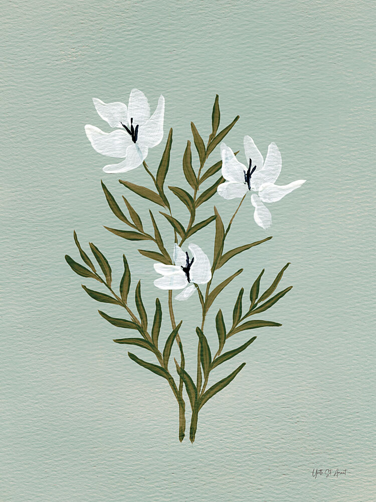 Pretty Little Flower IV Silt Green art print by Yvette St. Amant for $57.95 CAD