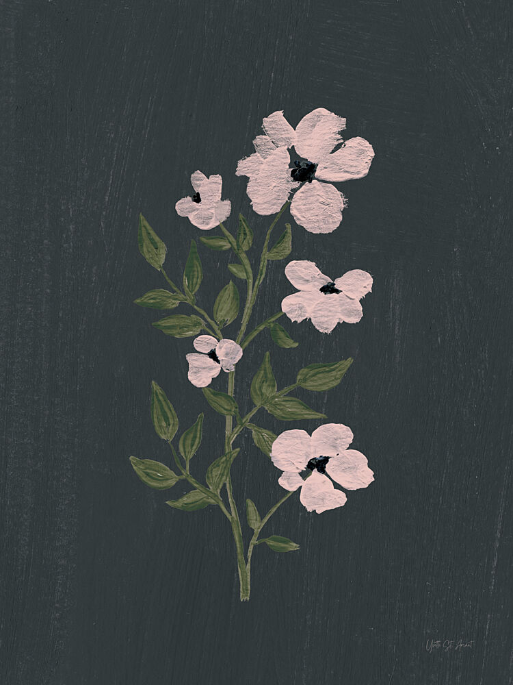 Pretty Little Flower III Black V2 art print by Yvette St. Amant for $57.95 CAD