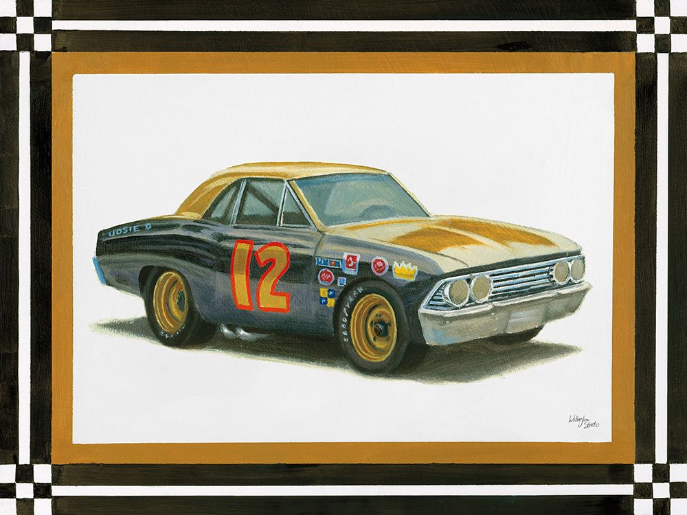 Racing Car Josie art print by Wellington Studio for $57.95 CAD