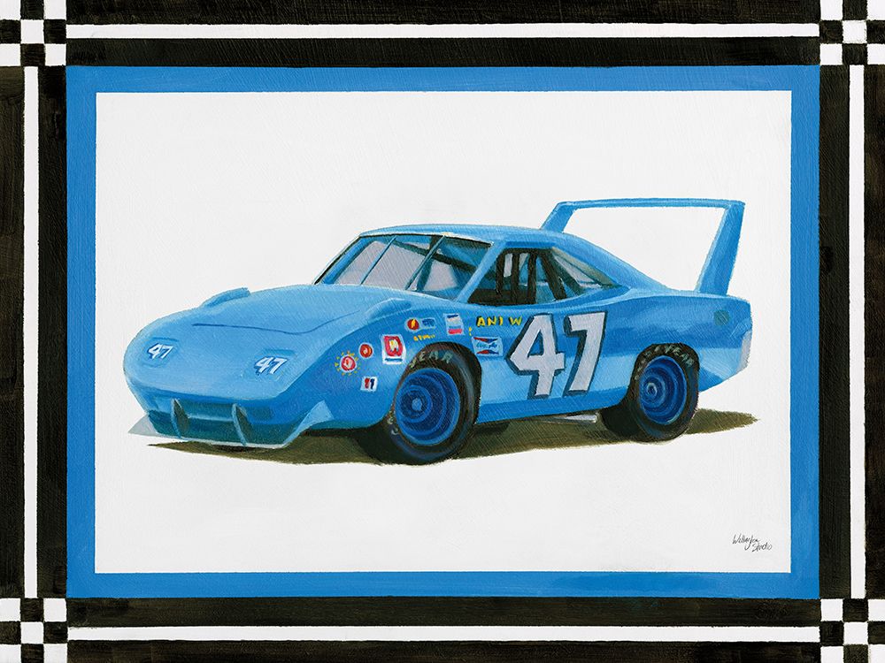 Racing Car Ani art print by Wellington Studio for $57.95 CAD