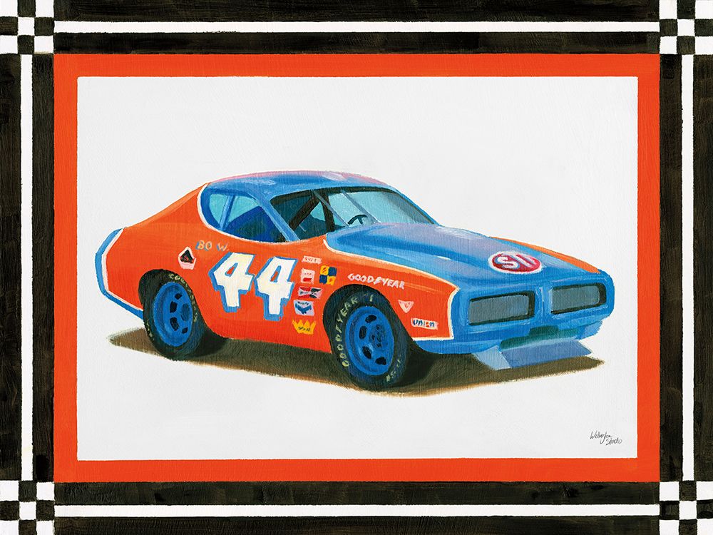 Racing Car Bo art print by Wellington Studio for $57.95 CAD