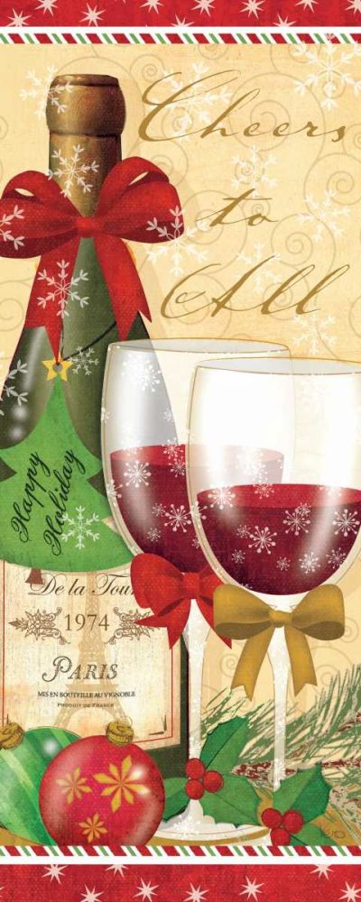 Holiday Cheers I art print by Veronique Charron for $57.95 CAD