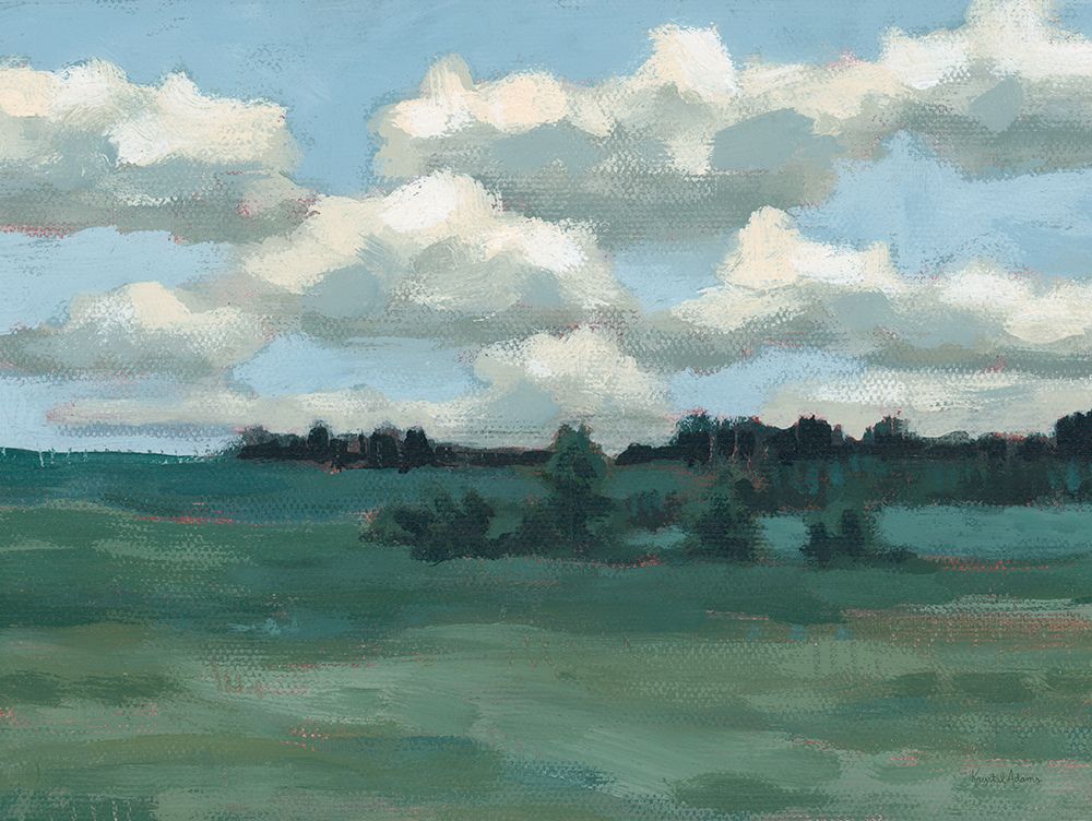 Waves of Green art print by Krystal Adams for $57.95 CAD