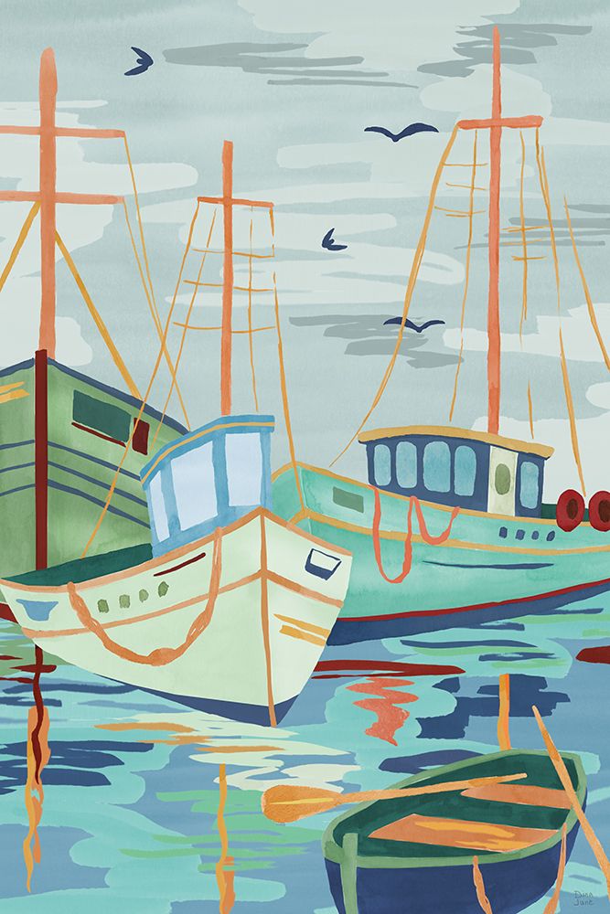 Close to Shore art print by Dina June for $57.95 CAD