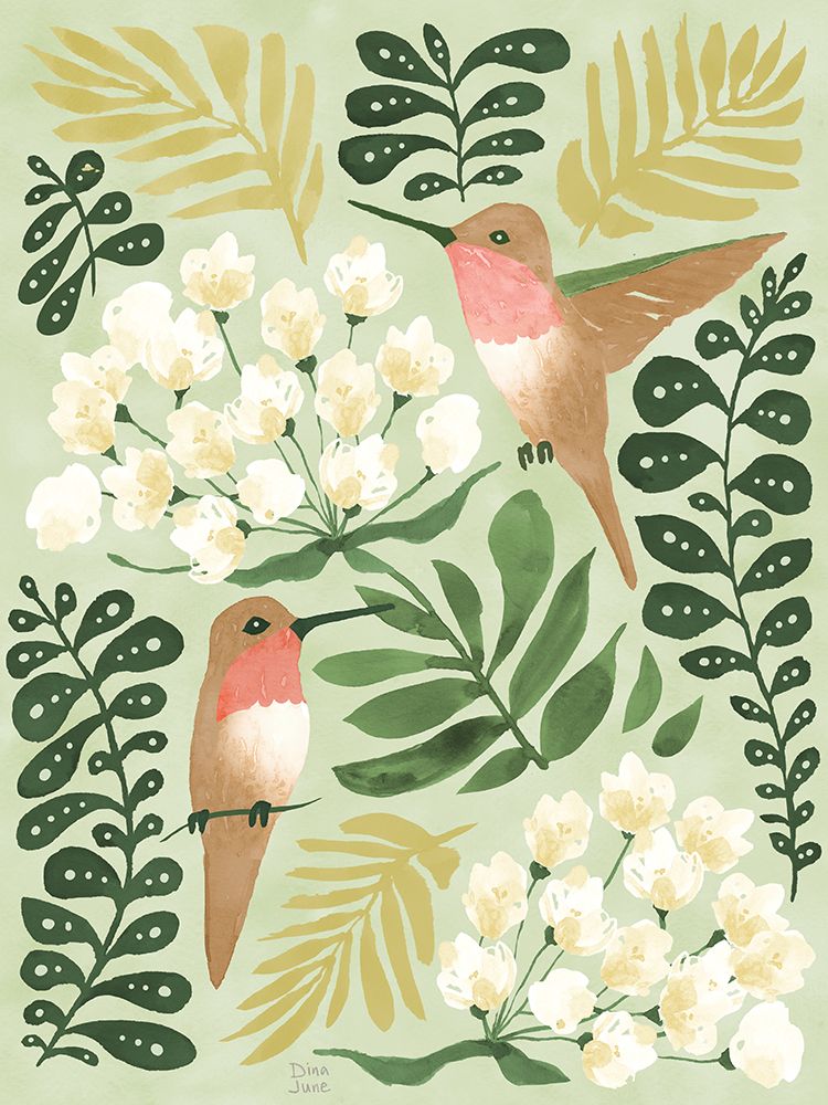 Fresh Fronds III art print by Dina June for $57.95 CAD