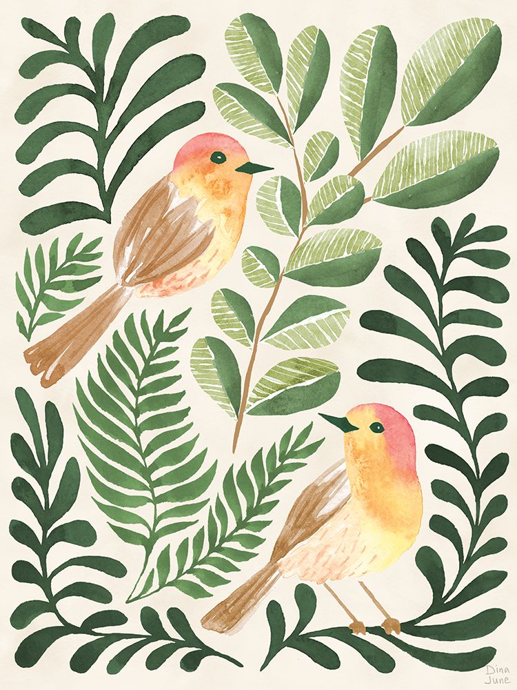 Fresh Fronds IV art print by Dina June for $57.95 CAD