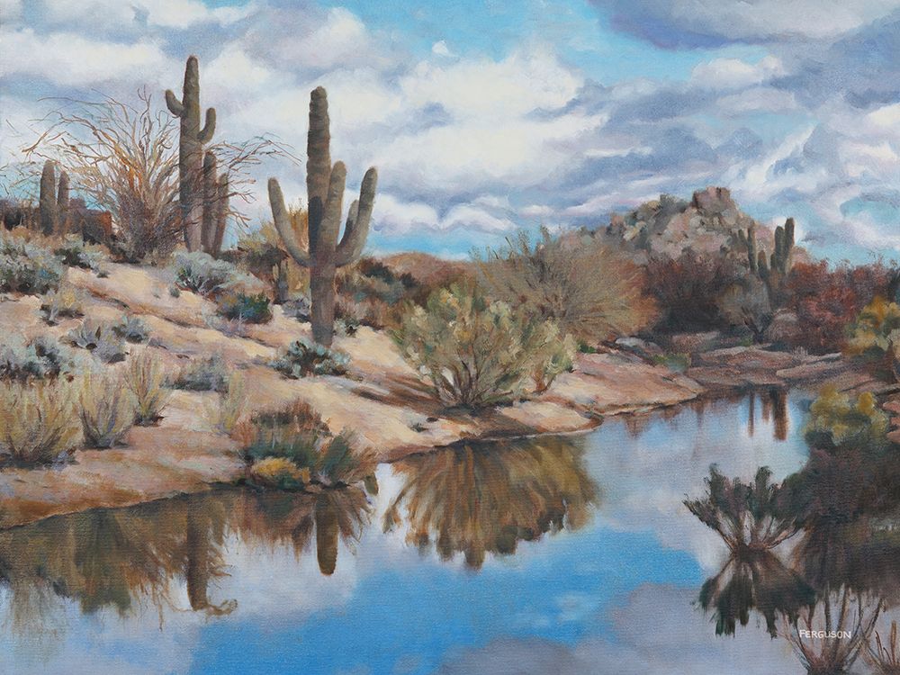 Desert Rains art print by Kathy Ferguson for $57.95 CAD