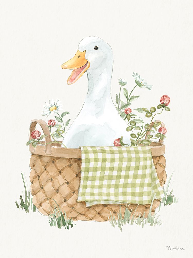 Waddle and Bloom II art print by Beth Grove for $57.95 CAD