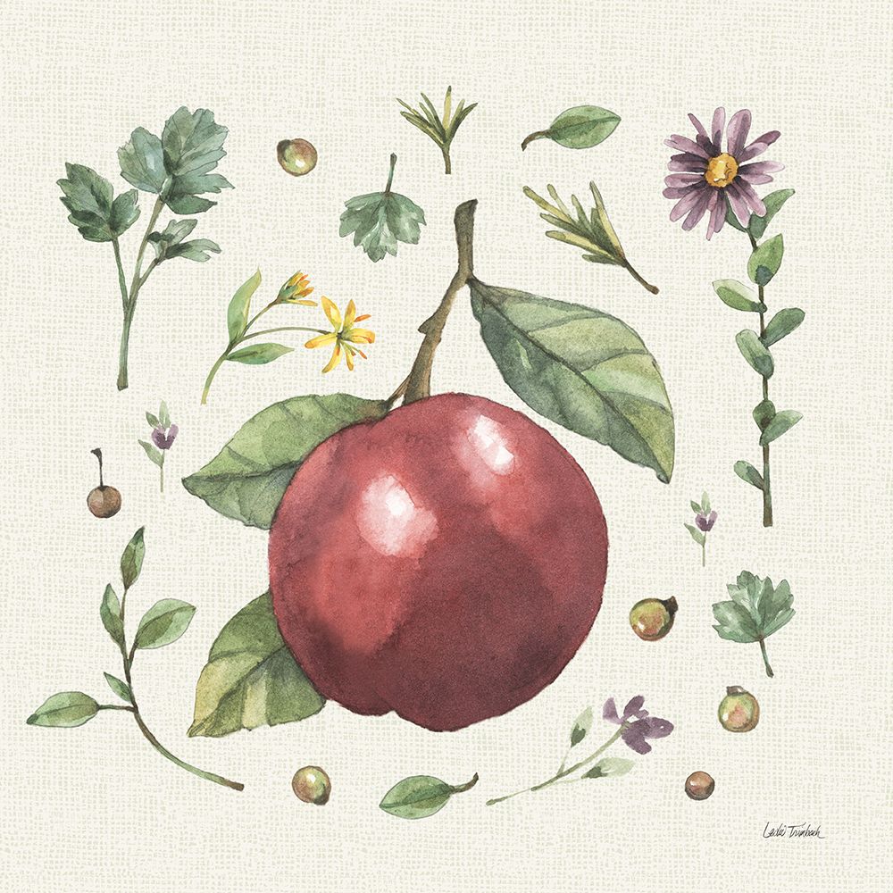 Illustrated Garden III art print by Leslie Trimbach for $57.95 CAD