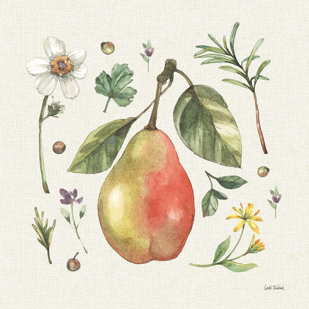 Illustrated Garden IV art print by Leslie Trimbach for $57.95 CAD