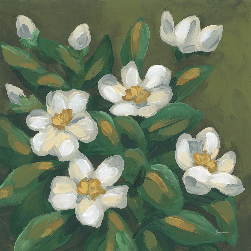 Ivory Blossoms I art print by June Erica Vess for $57.95 CAD