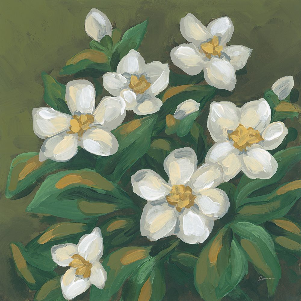 Ivory Blossoms II art print by June Erica Vess for $57.95 CAD