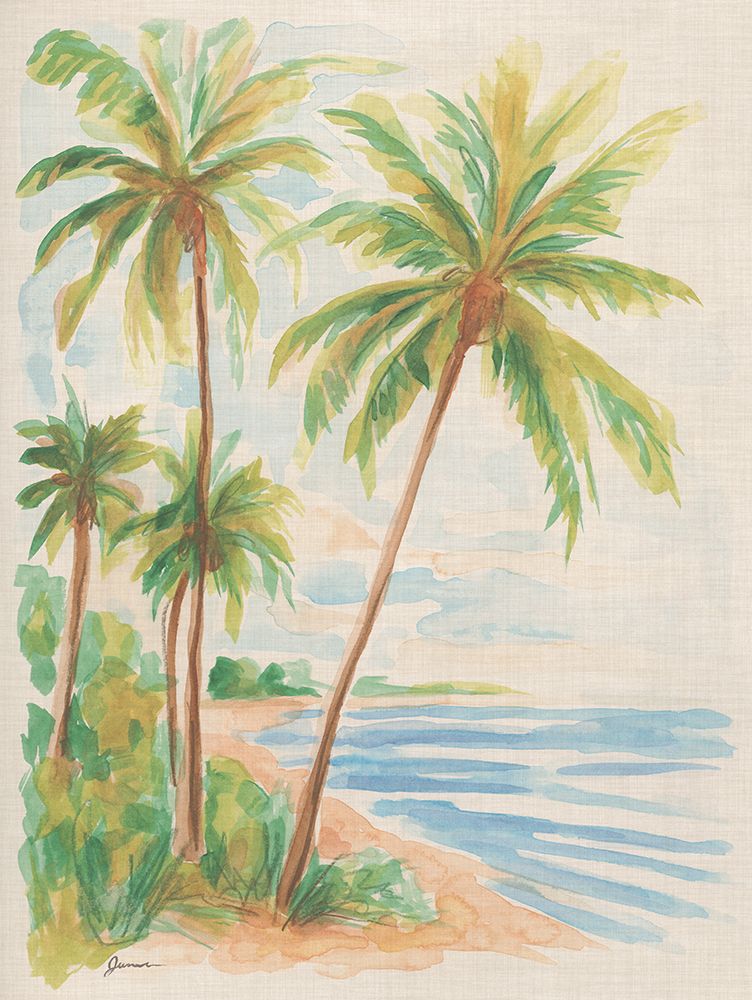Playa Palms I art print by June Erica Vess for $57.95 CAD