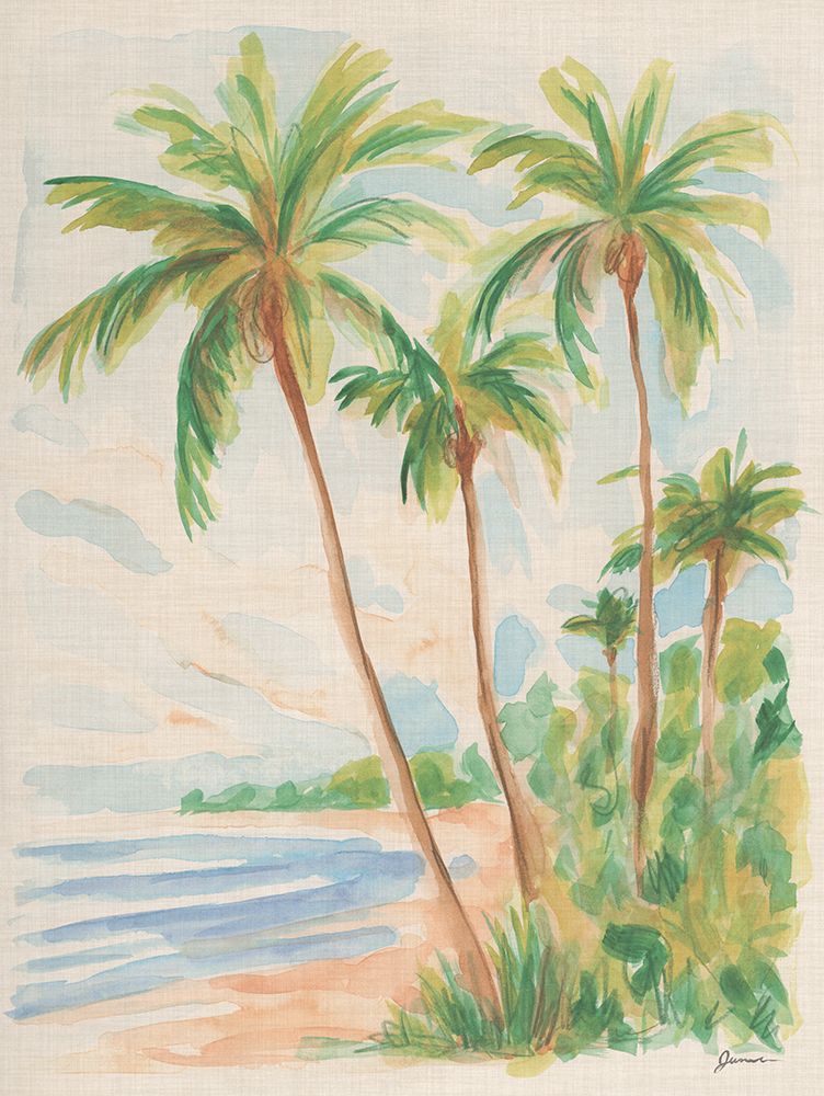 Playa Palms II art print by June Erica Vess for $57.95 CAD
