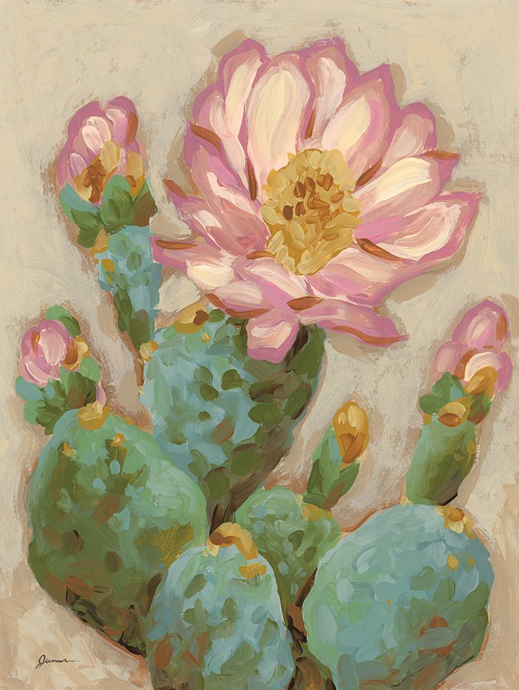 Desert Dusk Cactus I art print by June Erica Vess for $57.95 CAD