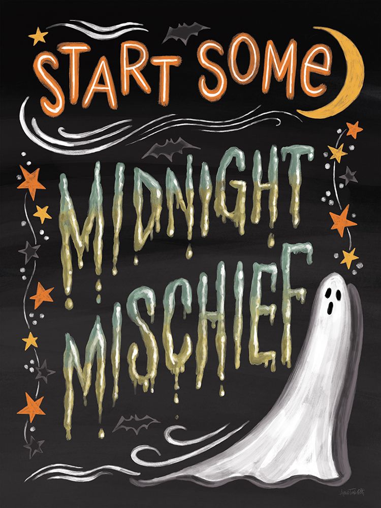 Midnight Mischief XIV art print by Anne Tavoletti for $57.95 CAD