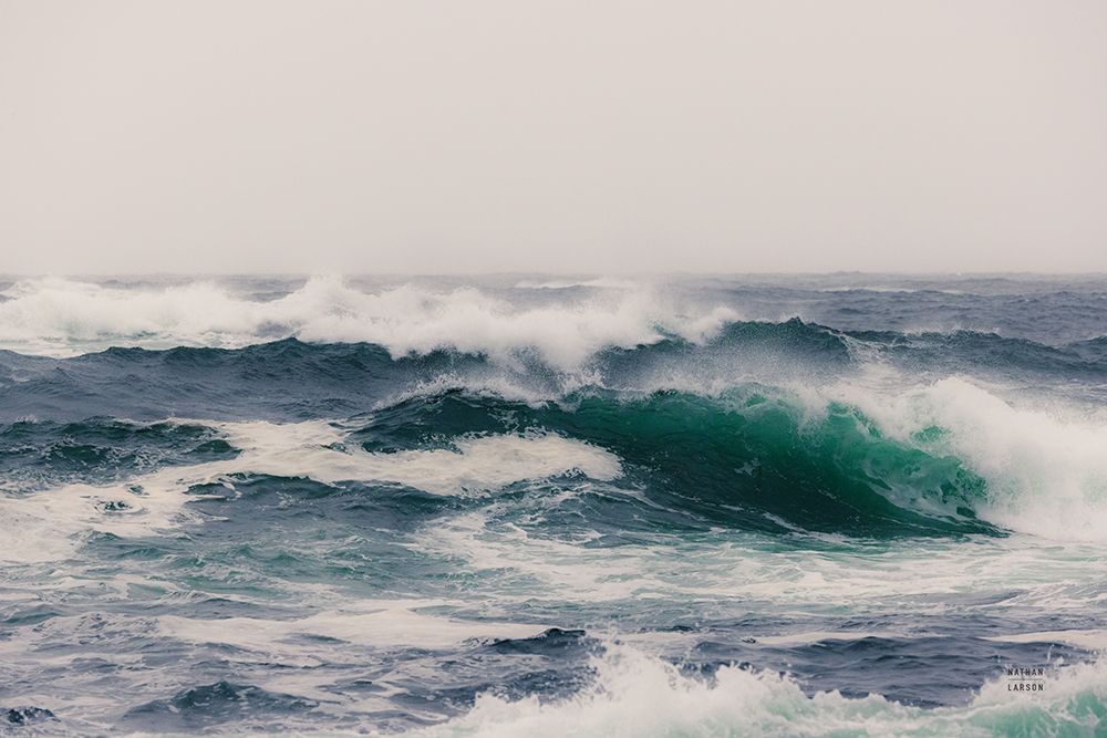 Wave Crash art print by Nathan Larson for $57.95 CAD