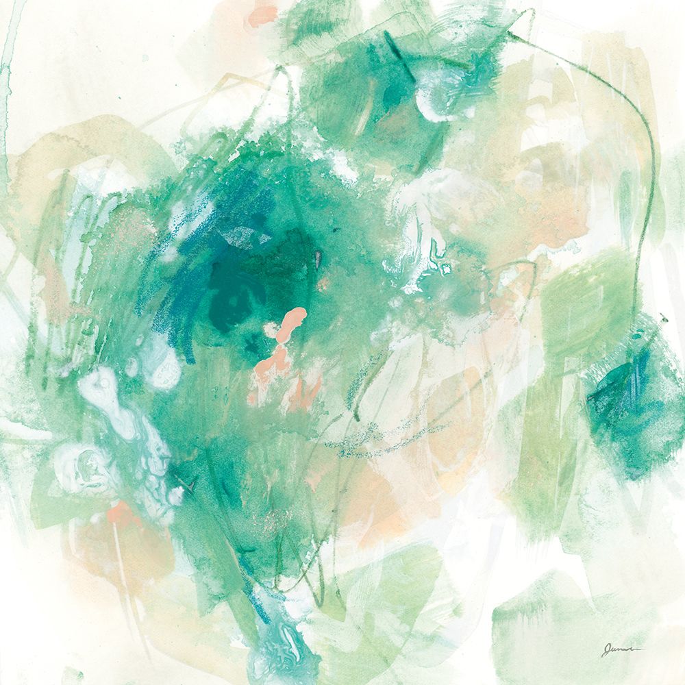 Verdigris and Melon I art print by June Erica Vess for $57.95 CAD