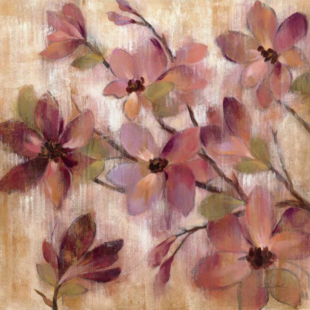 Magenta Branch I art print by Silvia Vassileva for $57.95 CAD