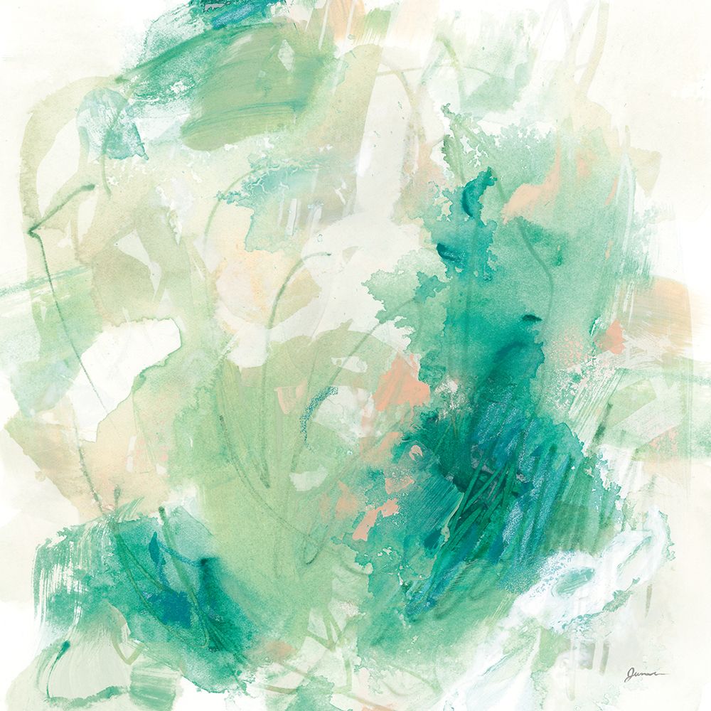 Verdigris and Melon II art print by June Erica Vess for $57.95 CAD