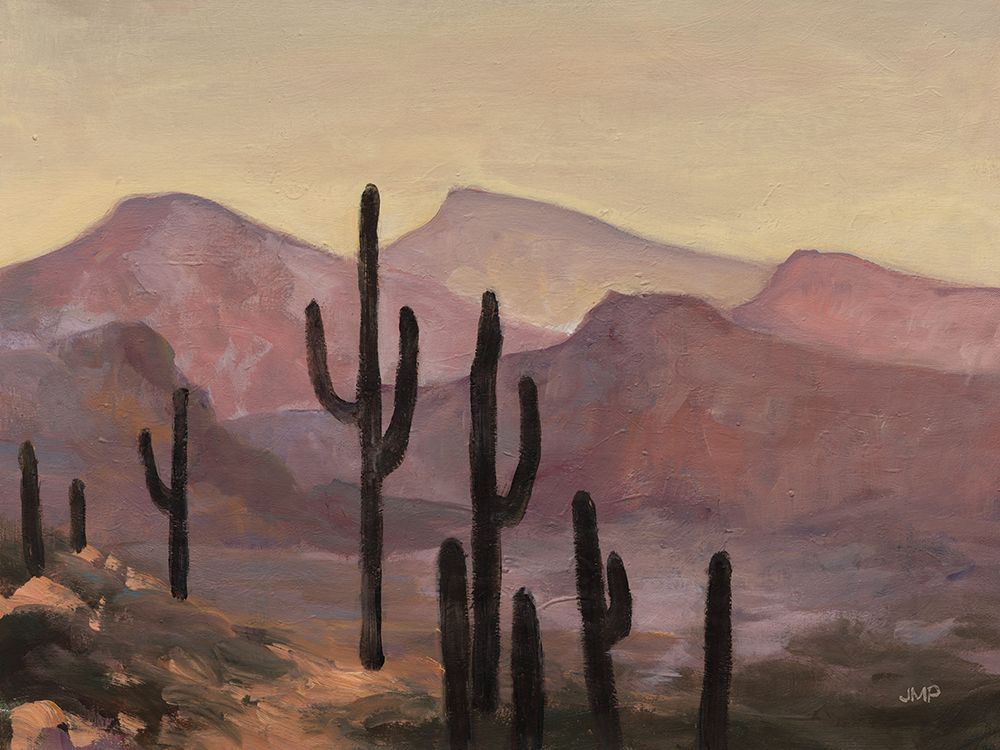 Twilight Cacti art print by Julia Purinton for $57.95 CAD