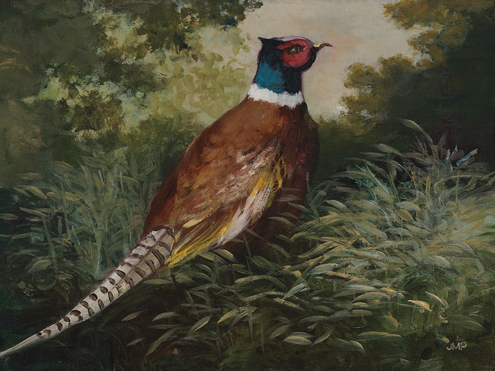 Vintage Pheasant I art print by Julia Purinton for $57.95 CAD