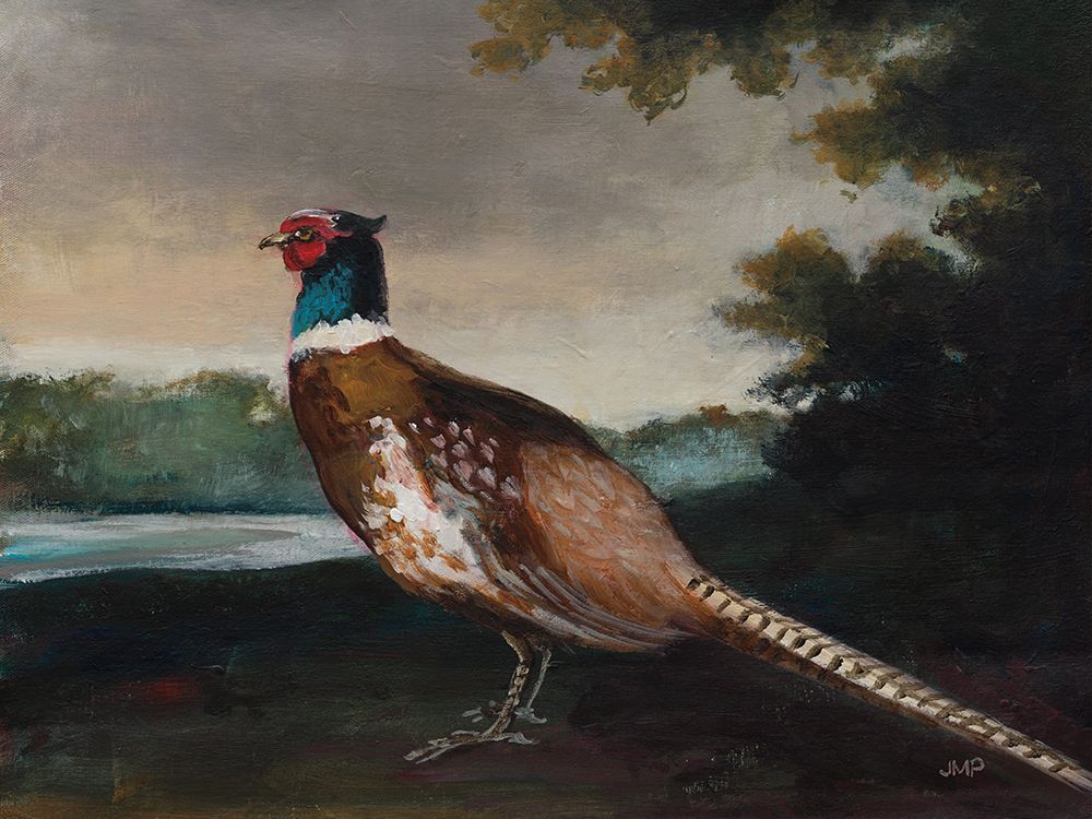 Vintage Pheasant II art print by Julia Purinton for $57.95 CAD