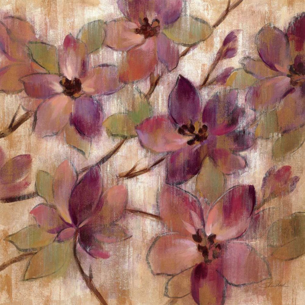 Magenta Branch II art print by Silvia Vassileva for $57.95 CAD