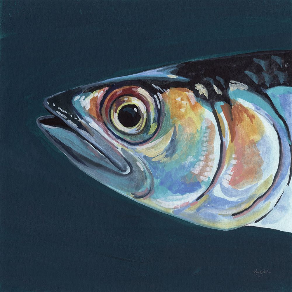 Hook Line and Sinker art print by Kate Jarvik Birch for $57.95 CAD