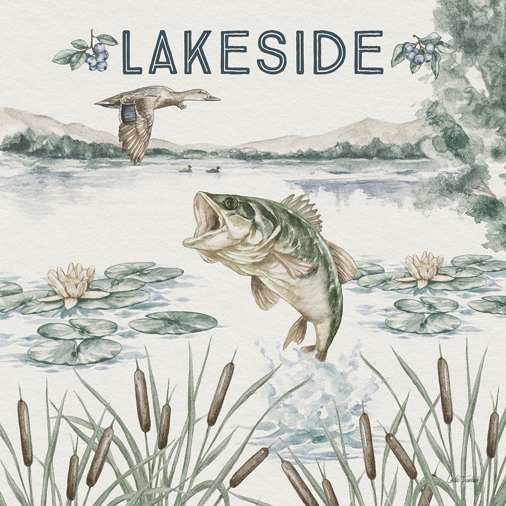 Lakeside II art print by Leslie Trimbach for $57.95 CAD
