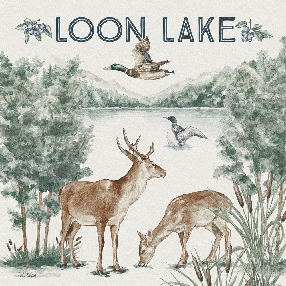 Lakeside III art print by Leslie Trimbach for $57.95 CAD