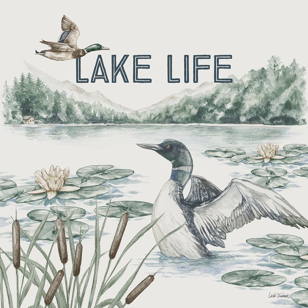 Lakeside IV art print by Leslie Trimbach for $57.95 CAD