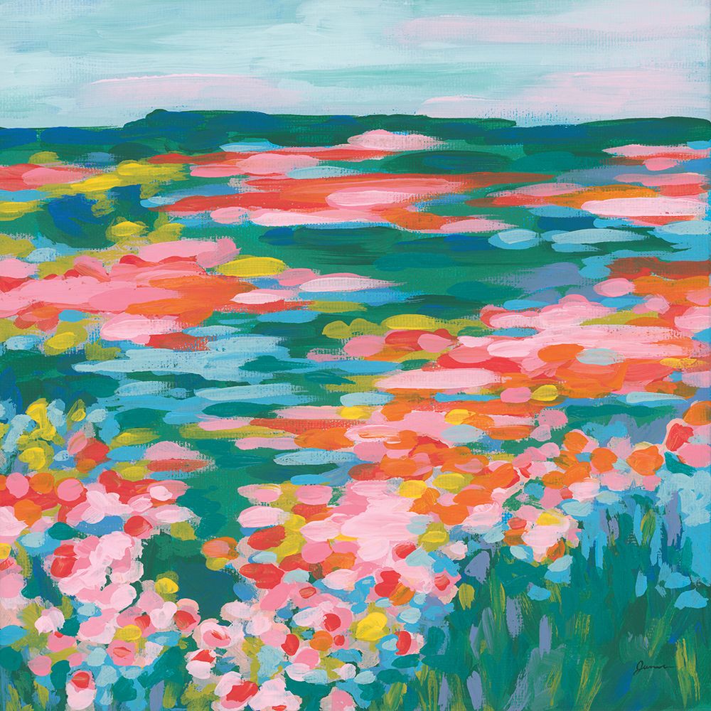 Chromatic Fields I art print by June Erica Vess for $57.95 CAD