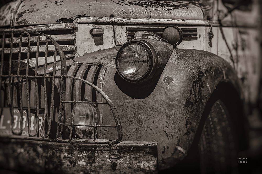 High Altitude Tow Sepia art print by Nathan Larson for $57.95 CAD