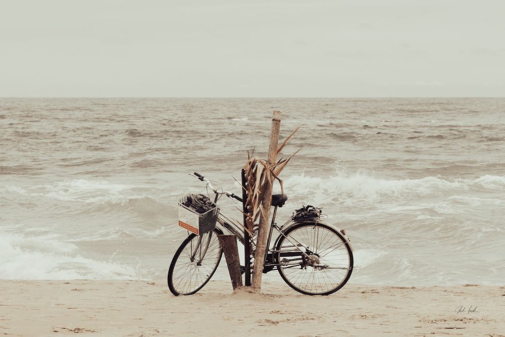 Beach Bike art print by Deborah Revell for $57.95 CAD