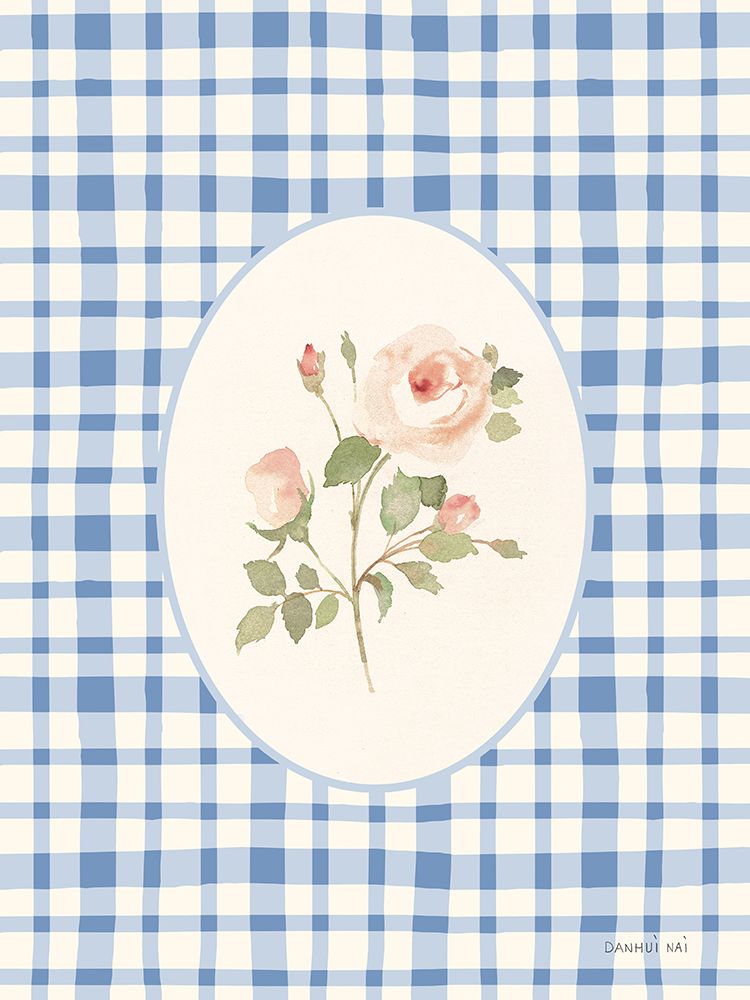 Gentle Cottagecore Rose I art print by Danhui Nai for $57.95 CAD