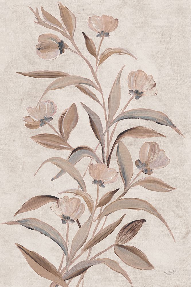 Rusty Bloom v2 Cream art print by Nikita Jariwala for $57.95 CAD
