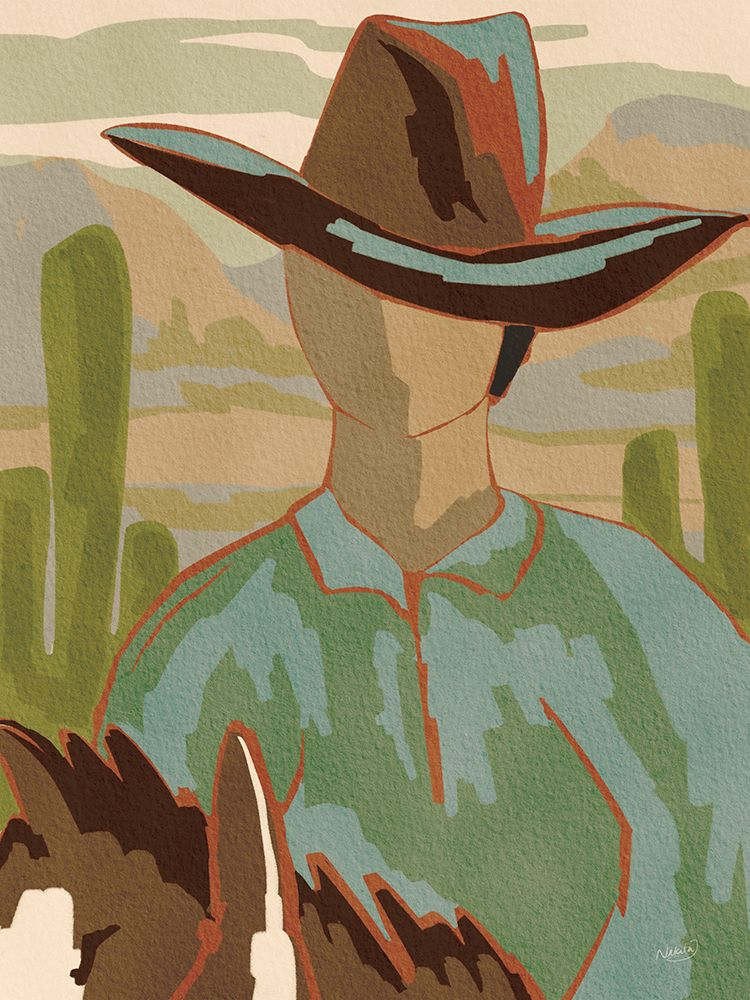 Dusty Rider I art print by Nikita Jariwala for $57.95 CAD