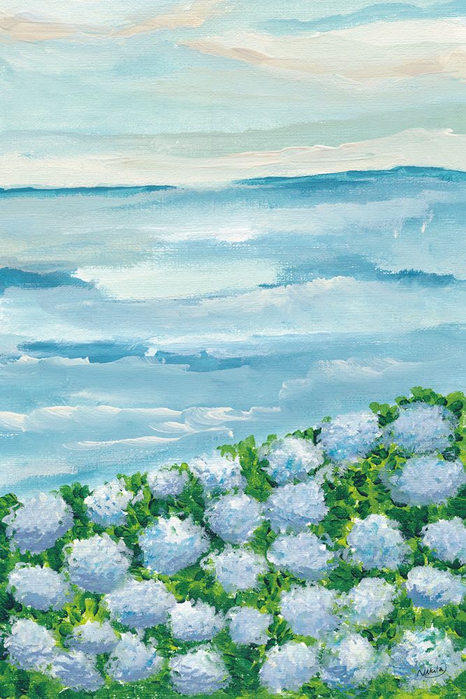 Where Sea Meets Bloom ll art print by Nikita Jariwala for $57.95 CAD