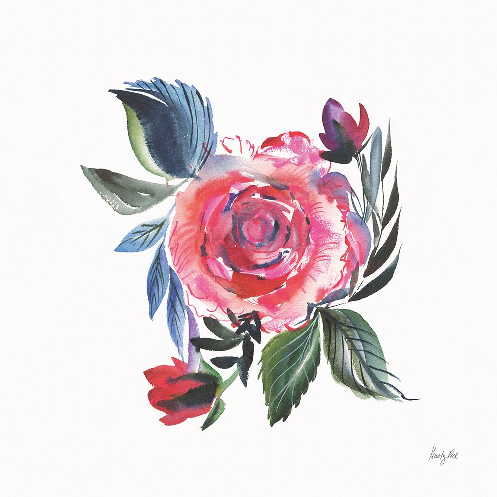 Happy Rose art print by Kristy Rice for $57.95 CAD