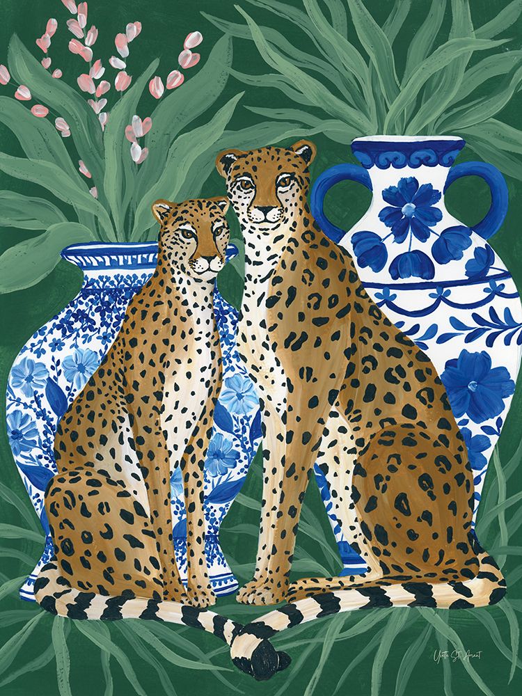 Cheetah Mates II art print by Yvette St. Amant for $57.95 CAD