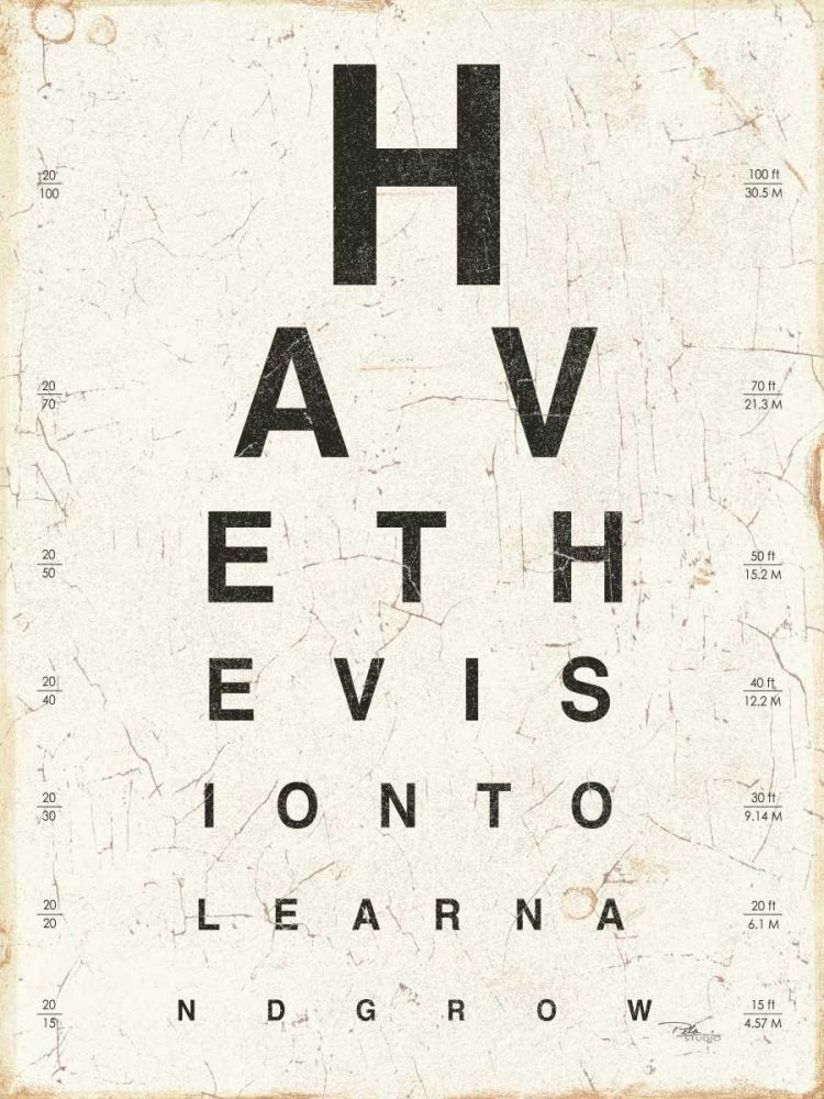 Eye Chart II art print by Pela Studio for $57.95 CAD