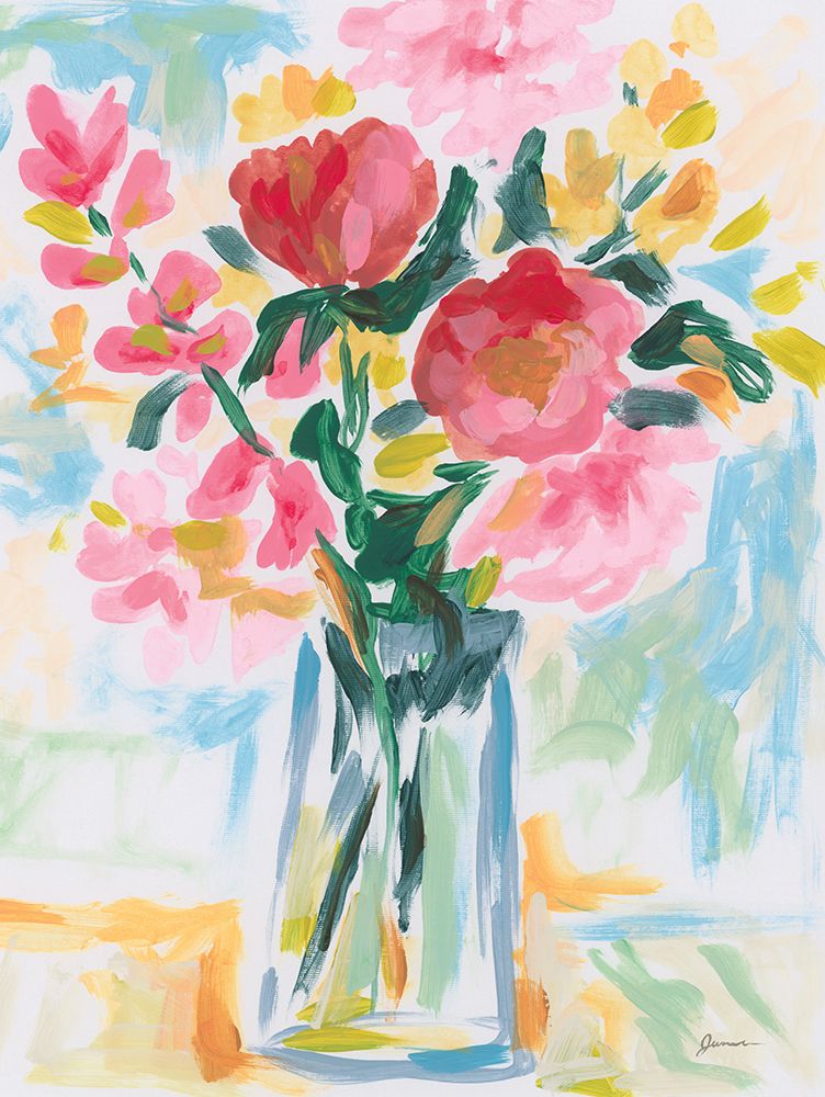 Floral Sketch I art print by June Erica Vess for $57.95 CAD